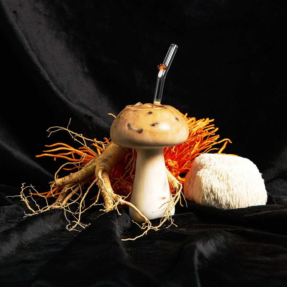 Mushroom Glass Cup